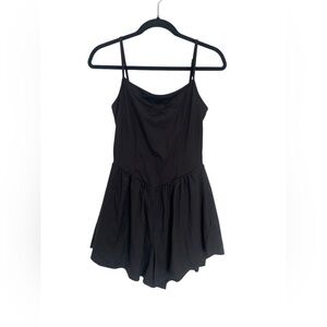 NWT Black Spaghetti Strap Romper Size M